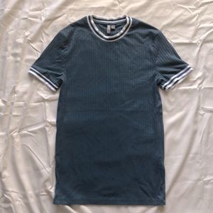 ASOS rib-knit ringer-tee